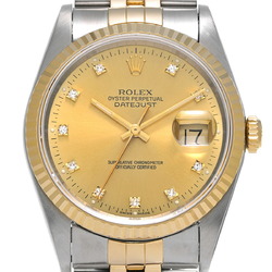 ROLEX Rolex Datejust 10P Diamond 16233G Men's Watch Automatic