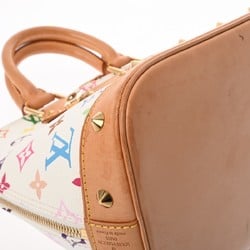 LOUIS VUITTON Louis Vuitton Monogram Multicolor Alma Blanc M92647 Women's Handbag