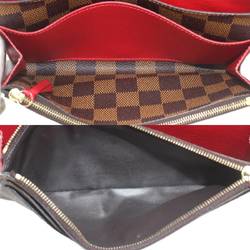 LOUIS VUITTON Louis Vuitton Portefeuille Emily Long Wallet Damier Ebene N63544 CA3164, Special Box