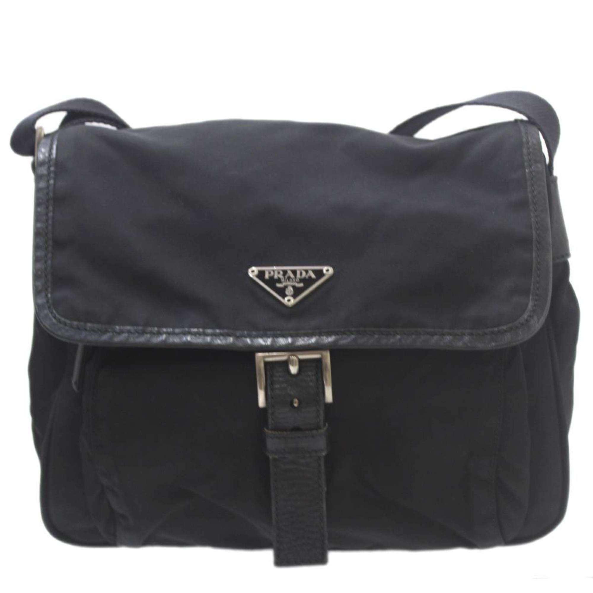 PRADA Prada Shoulder Bag Nylon Black