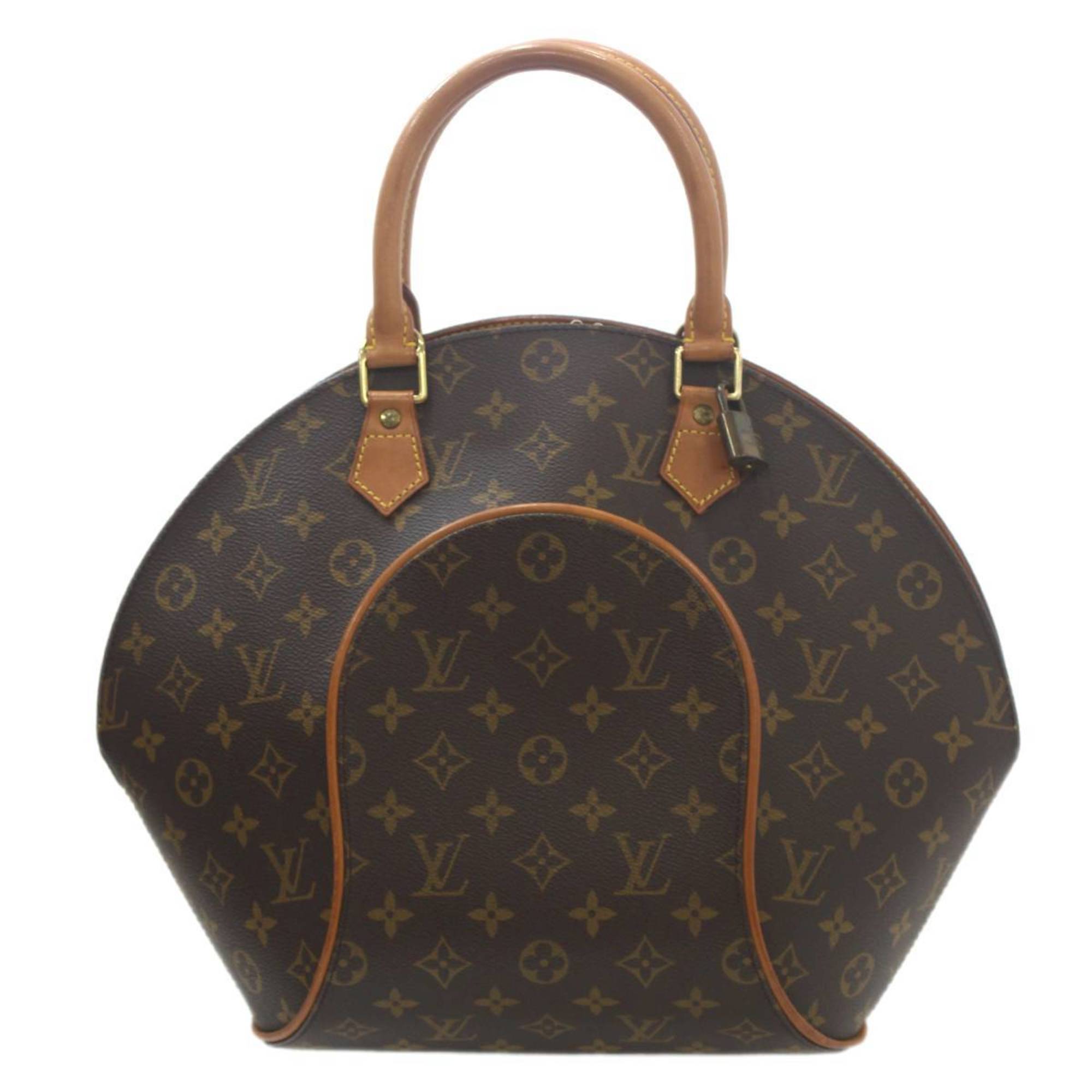 LOUIS VUITTON Louis Vuitton Ellipse MM Handbag Monogram Brown M51126 AS0928