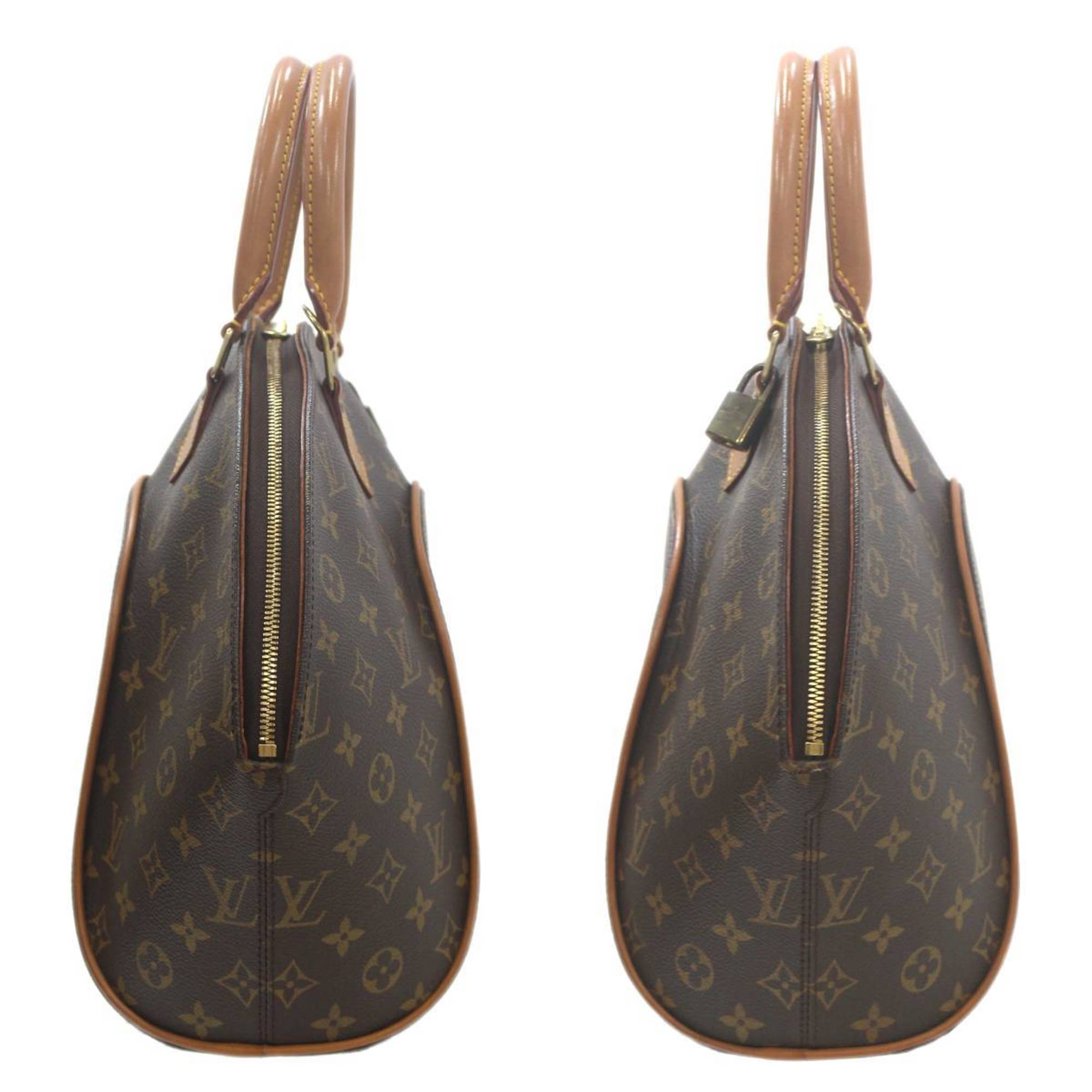 LOUIS VUITTON Louis Vuitton Ellipse MM Handbag Monogram Brown M51126 AS0928