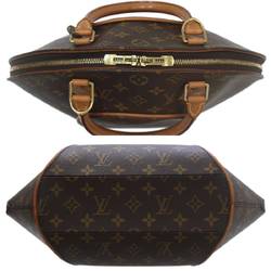 LOUIS VUITTON Louis Vuitton Ellipse MM Handbag Monogram Brown M51126 AS0928