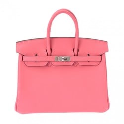 HERMES Hermes Birkin 25 Rose Azalee W Stamp (around 2024) Women's Swift Leather Handbag