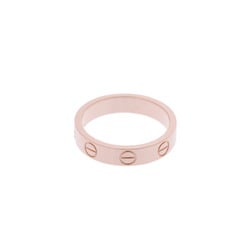 CARTIER Love Ring #47 Size 7 Women's K18 Pink Gold