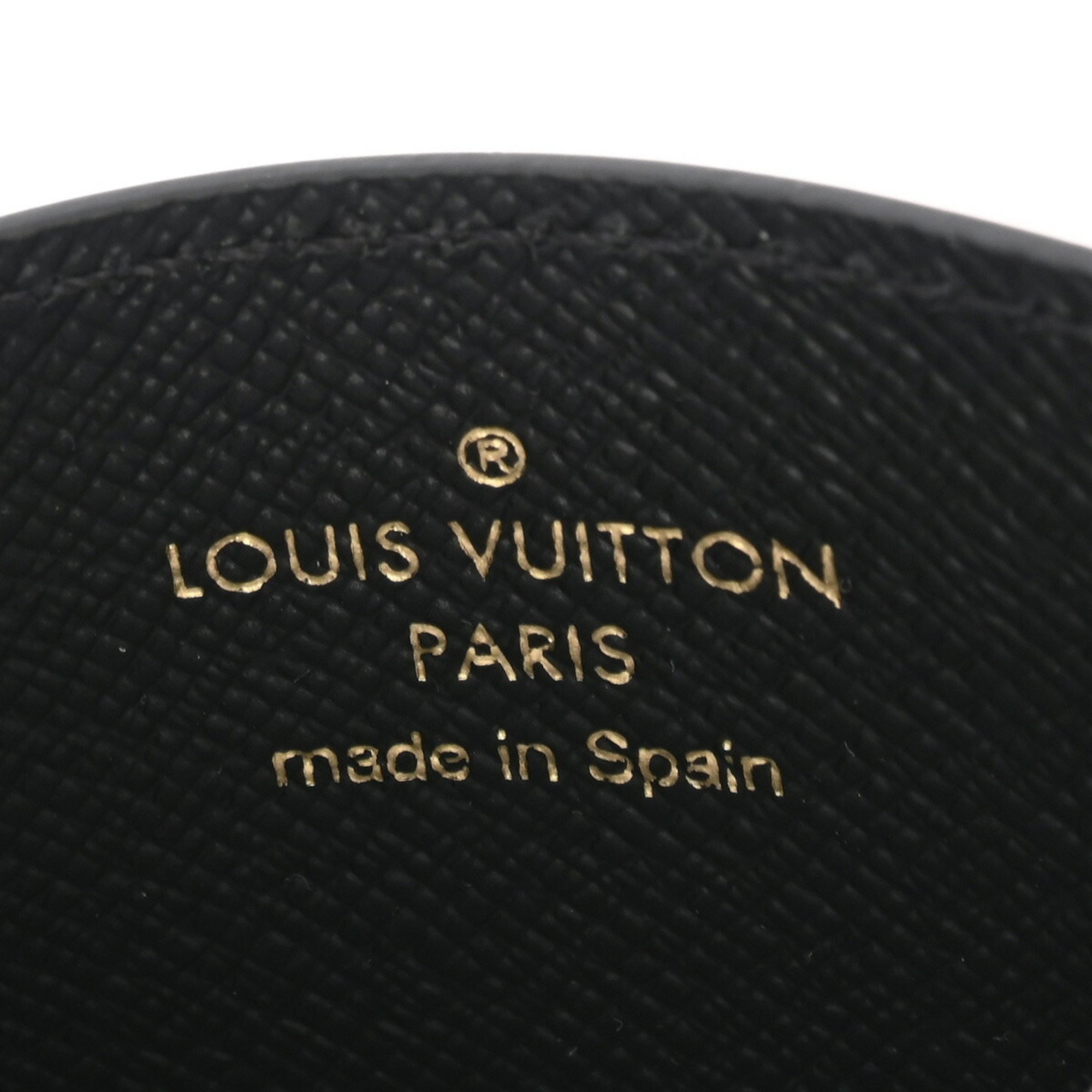 LOUIS VUITTON Louis Vuitton Porte Carte Simple Flower Noir M62068 Unisex Epi Leather Card Case