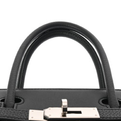 HERMES Hermes Birkin 30 3EN1 Black U Stamp (around 2022) Women's Togo Swift Leather Toile H Handbag