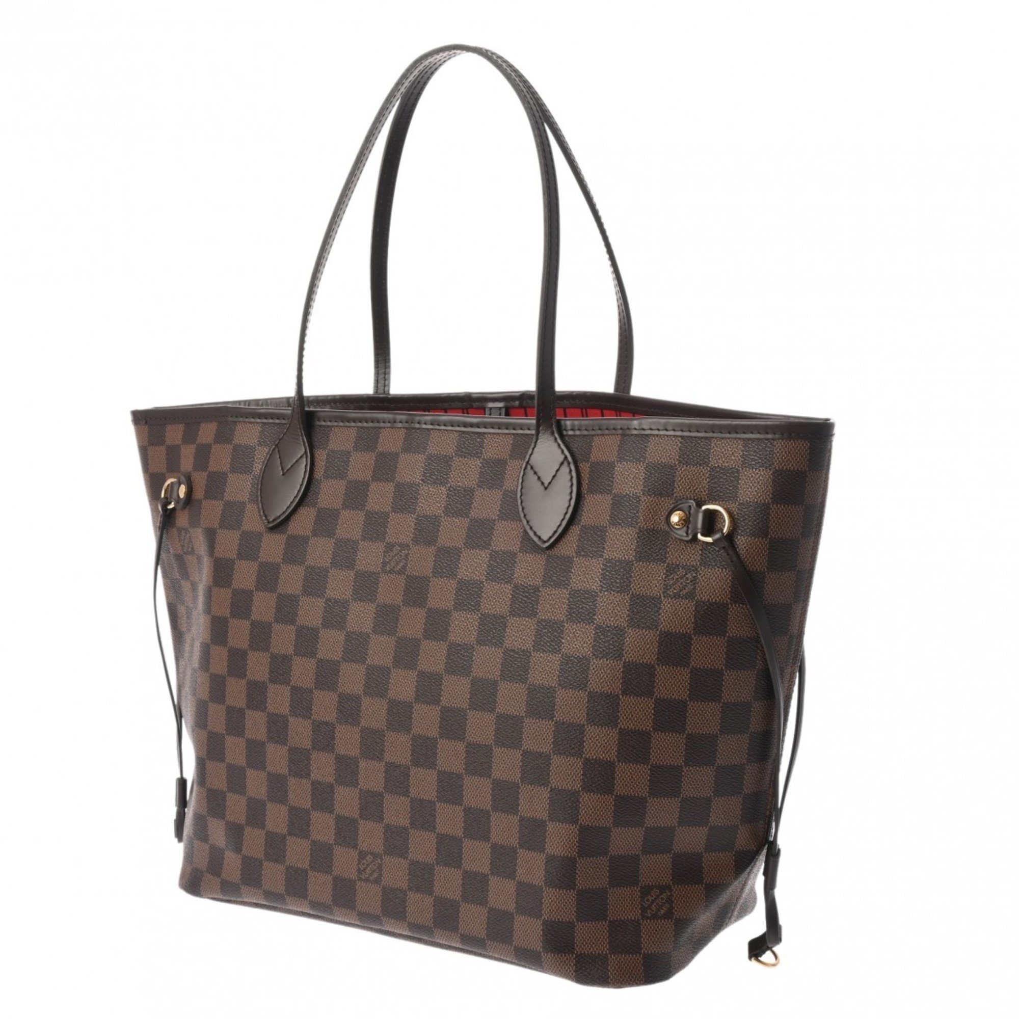 LOUIS VUITTON Damier Neverfull MM Cerise N41358 Women's Canvas Tote Bag