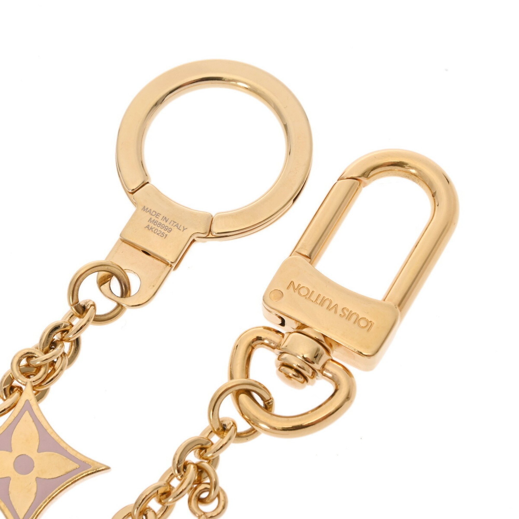 LOUIS VUITTON Louis Vuitton Bijoux Sac Chenne Spring Street Brown/Pink M68999 Women's GP Keychain