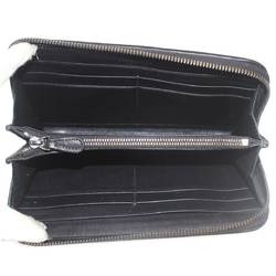 BOTTEGA VENETA Bottega Veneta Intrecciato Round Long Wallet Black