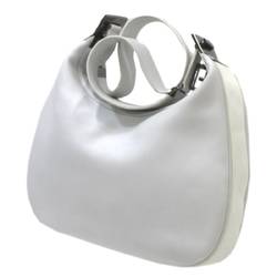 GUCCI Shoulder bag Leather White 001-3315