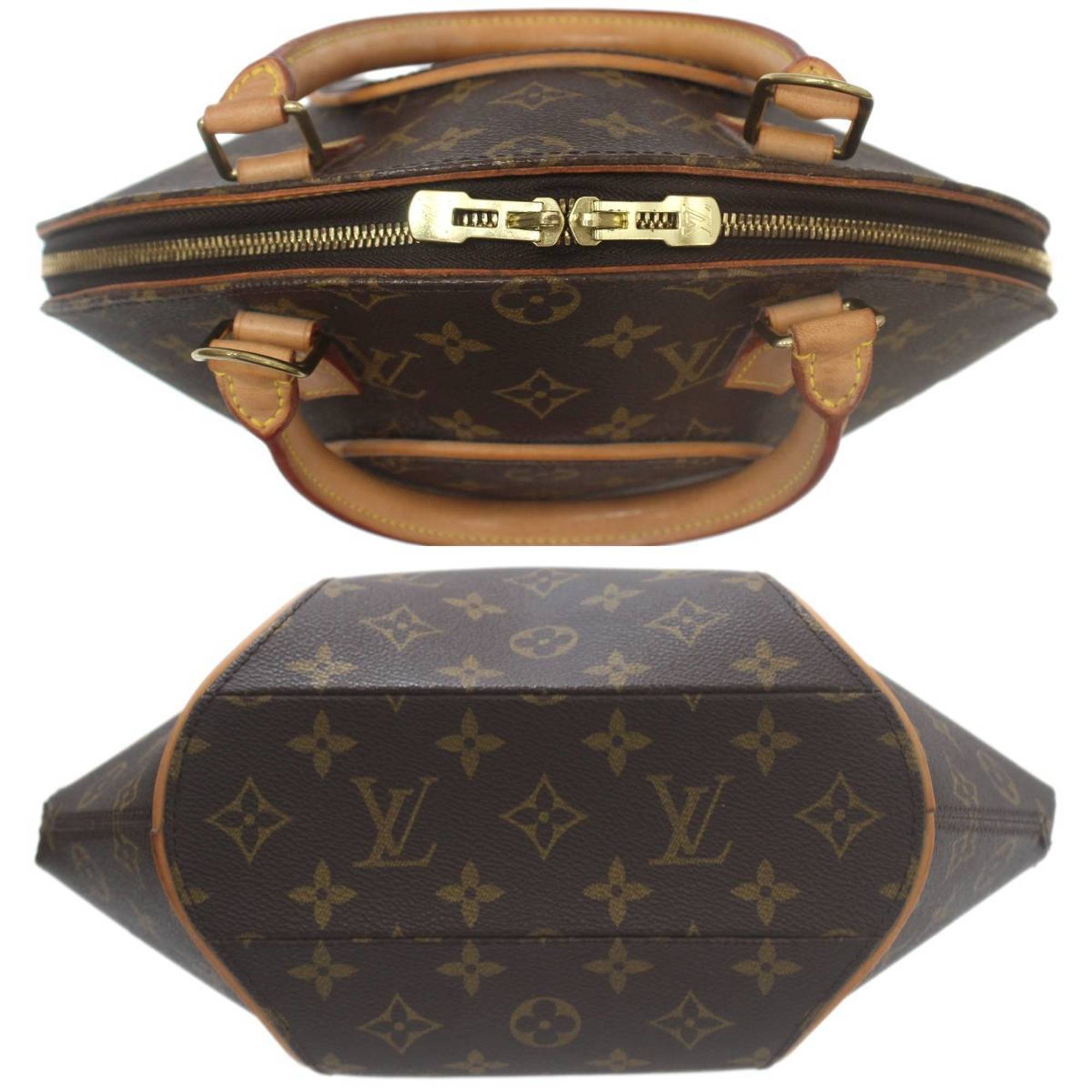 LOUIS VUITTON Ellipse PM Handbag Monogram Brown M51127 MI0948