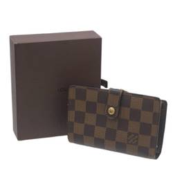 LOUIS VUITTON Louis Vuitton Portefeuille Viennois Bi-fold Wallet Damier Ebene N61674 CA1015