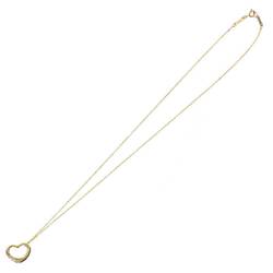 Tiffany Heart Necklace & Co. K18 YG 2.9g 18K gold Length approx. 40.5cm Polished finish