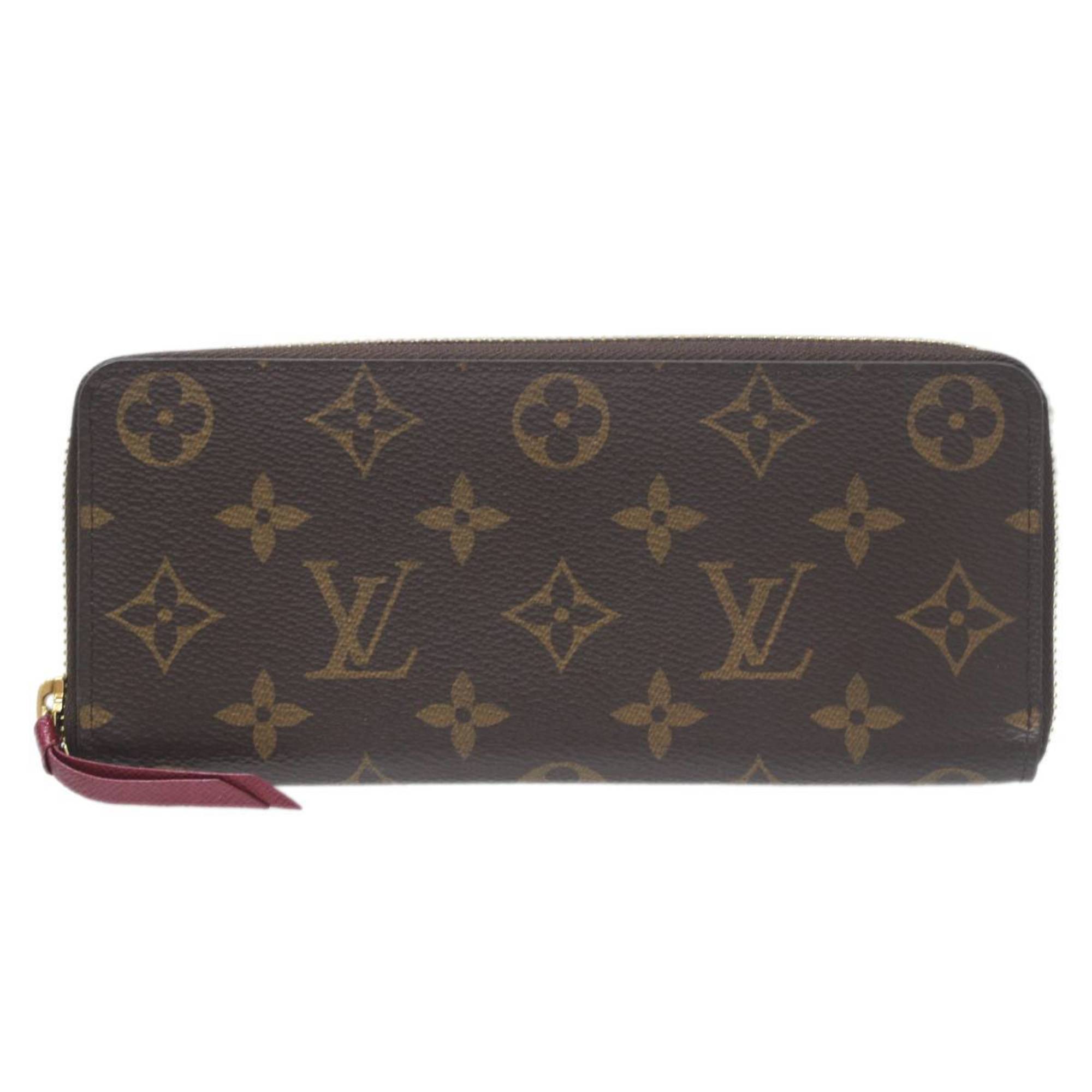 LOUIS VUITTON Louis Vuitton Portefeuille Clemence Long Wallet Monogram M61298 CA2112, Special Box