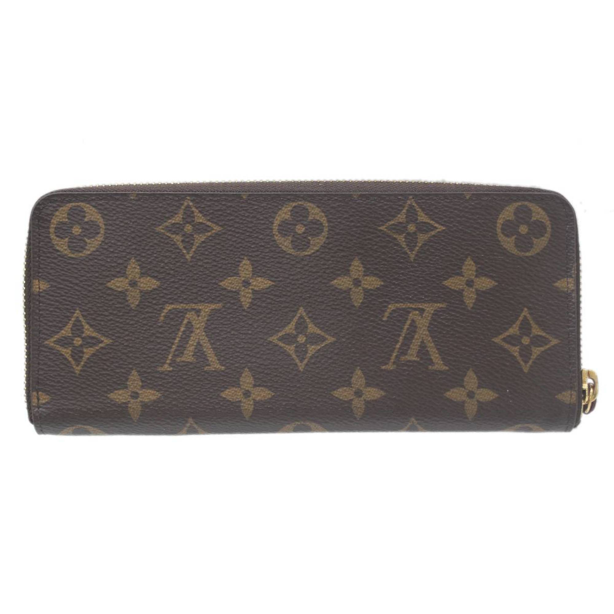 LOUIS VUITTON Louis Vuitton Portefeuille Clemence Long Wallet Monogram M61298 CA2112, Special Box