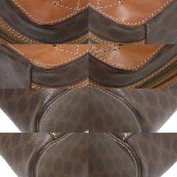 CELINE Vanity Bag, Macadam Pattern, Brown