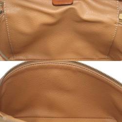 CELINE Vanity Bag, Macadam Pattern, Brown