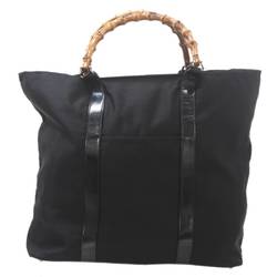 GUCCI Bamboo Tote Bag Black 002-2854-0412-5