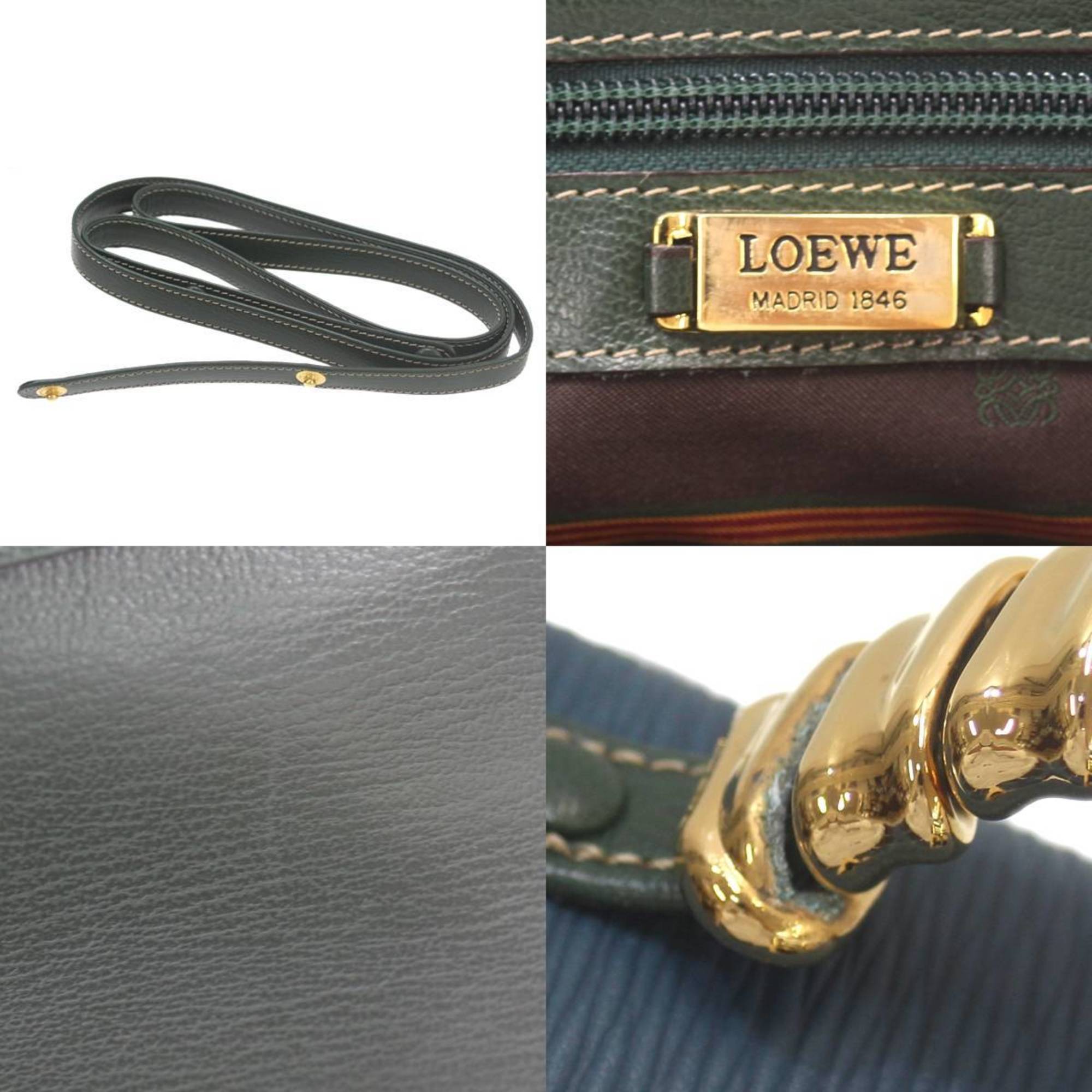 LOEWE Velazquez 2way bag, handbag, shoulder blue x green