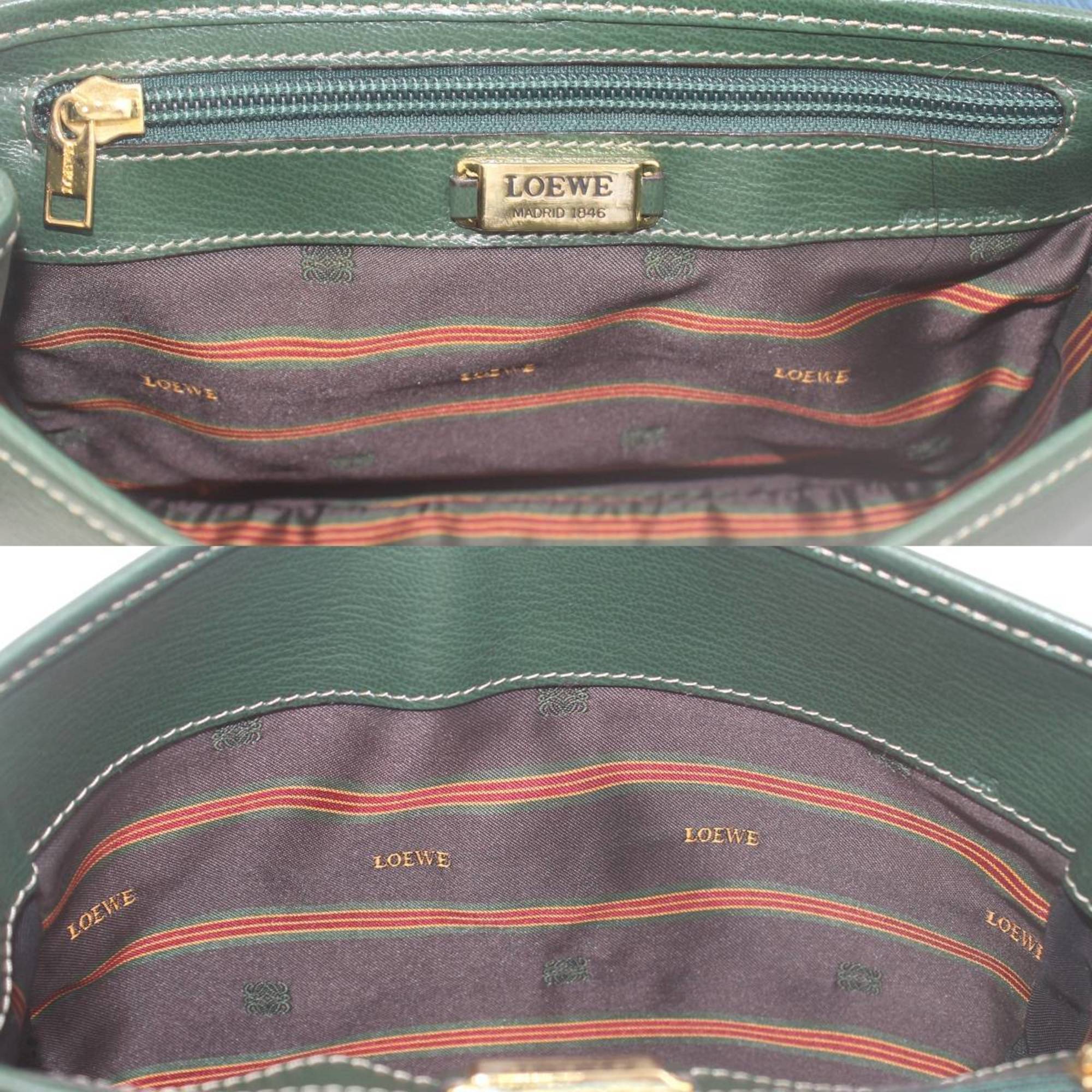 LOEWE Velazquez 2way bag, handbag, shoulder blue x green