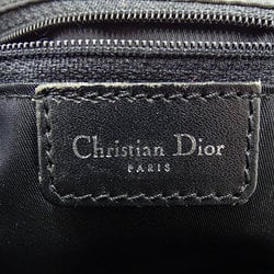 Christian Dior Dior Bag Women's Shoulder Trotter Jacquard Black Grey