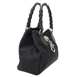 Christian Dior Dior Bag Women's Handbag Trotter Nylon Black