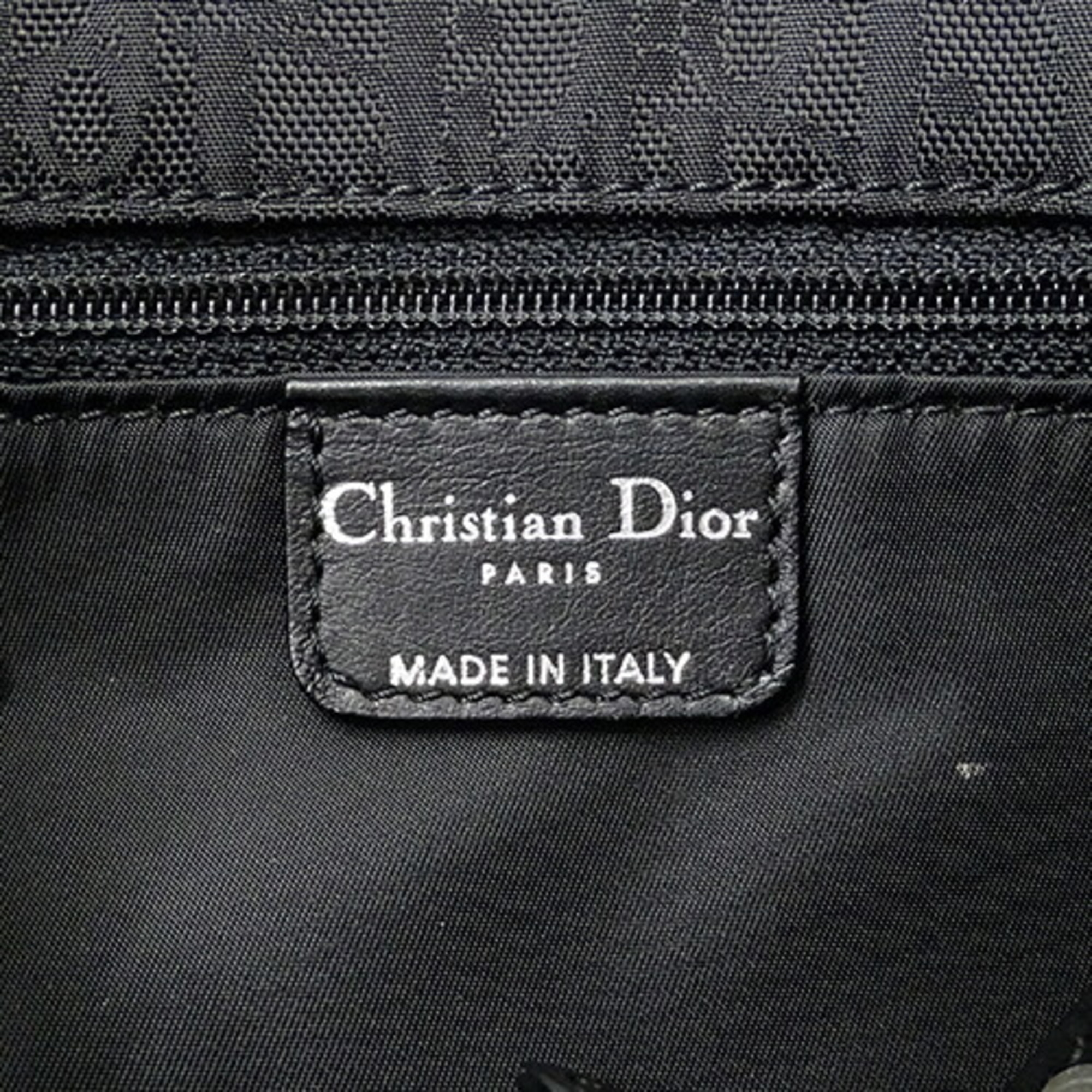 Christian Dior Dior Bag Women's Handbag Trotter Nylon Black