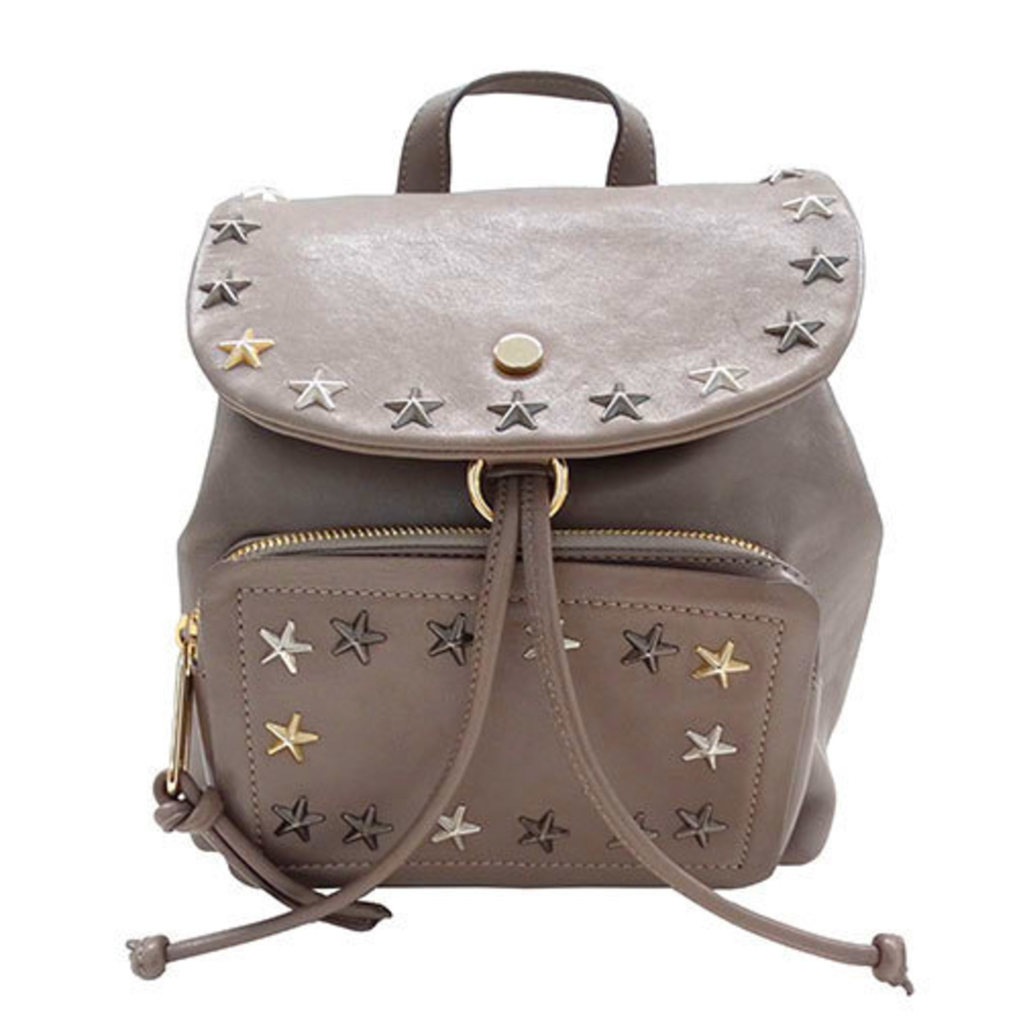 JIMMY CHOO Bags for Women, Backpacks, 2-way, Leather, SUKI, Greige, Studs, Stars