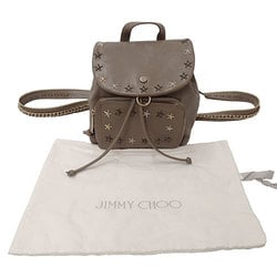 JIMMY CHOO Bags for Women, Backpacks, 2-way, Leather, SUKI, Greige, Studs, Stars