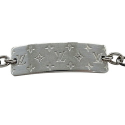 LOUIS VUITTON Bracelet for Men Monogram Bold Silver M00681 LE2242 Plate