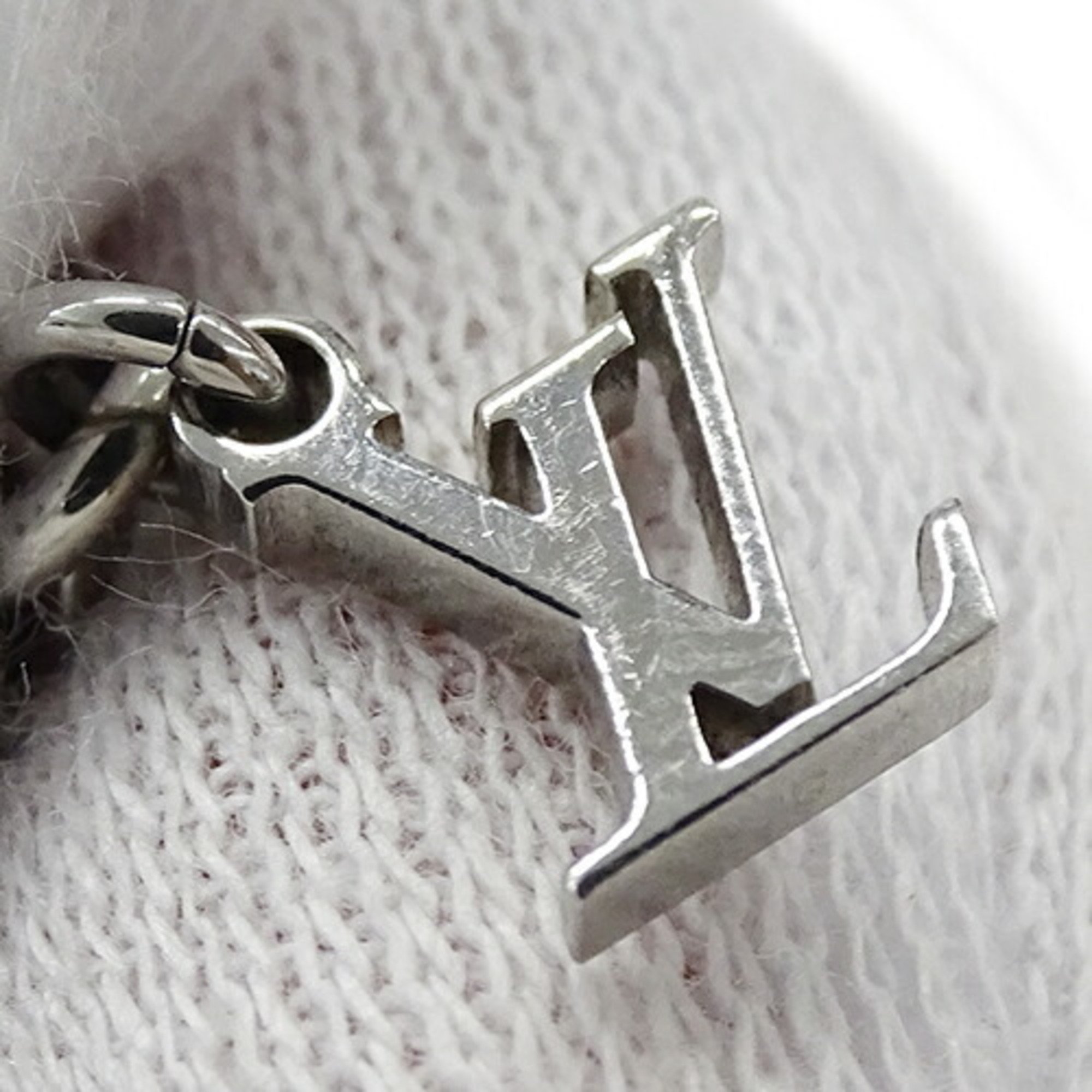 LOUIS VUITTON Bracelet for Men Monogram Bold Silver M00681 LE2242 Plate