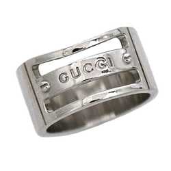 Gucci Ring ec-21087 Silver Size 19 Ag 925 GUCCI Plate Screw Men's