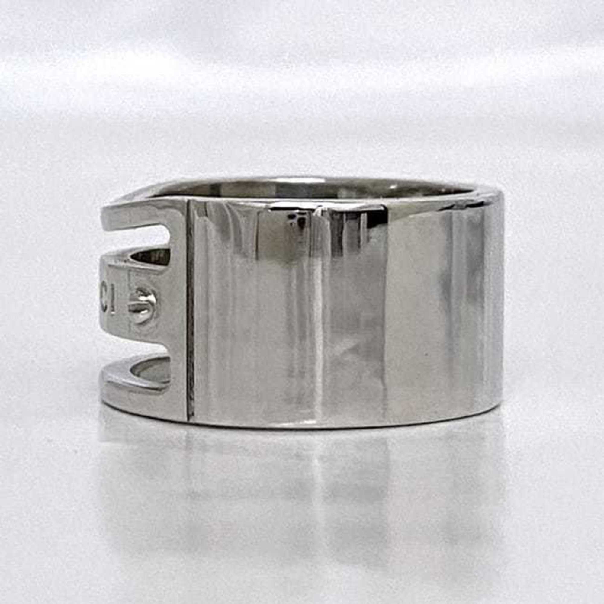 Gucci Ring ec-21087 Silver Size 19 Ag 925 GUCCI Plate Screw Men's