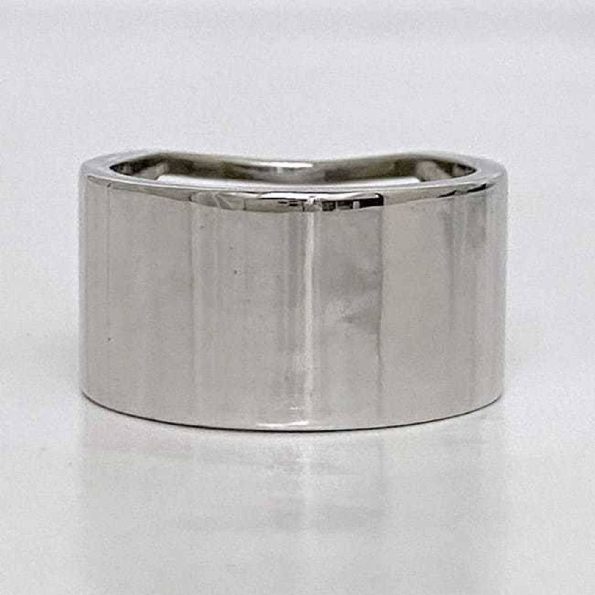 Gucci Ring ec-21087 Silver Size 19 Ag 925 GUCCI Plate Screw Men's