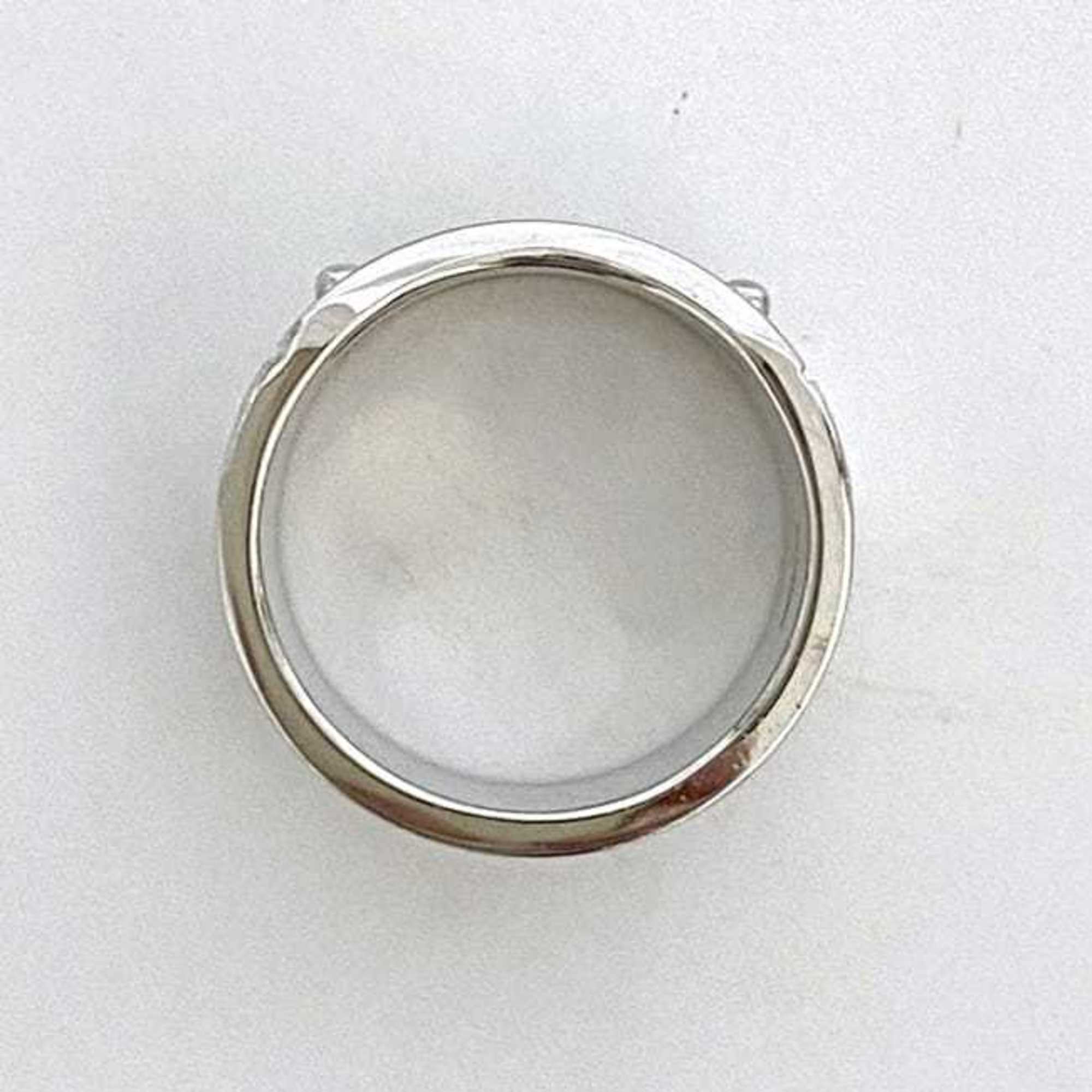 Gucci Ring ec-21087 Silver Size 19 Ag 925 GUCCI Plate Screw Men's