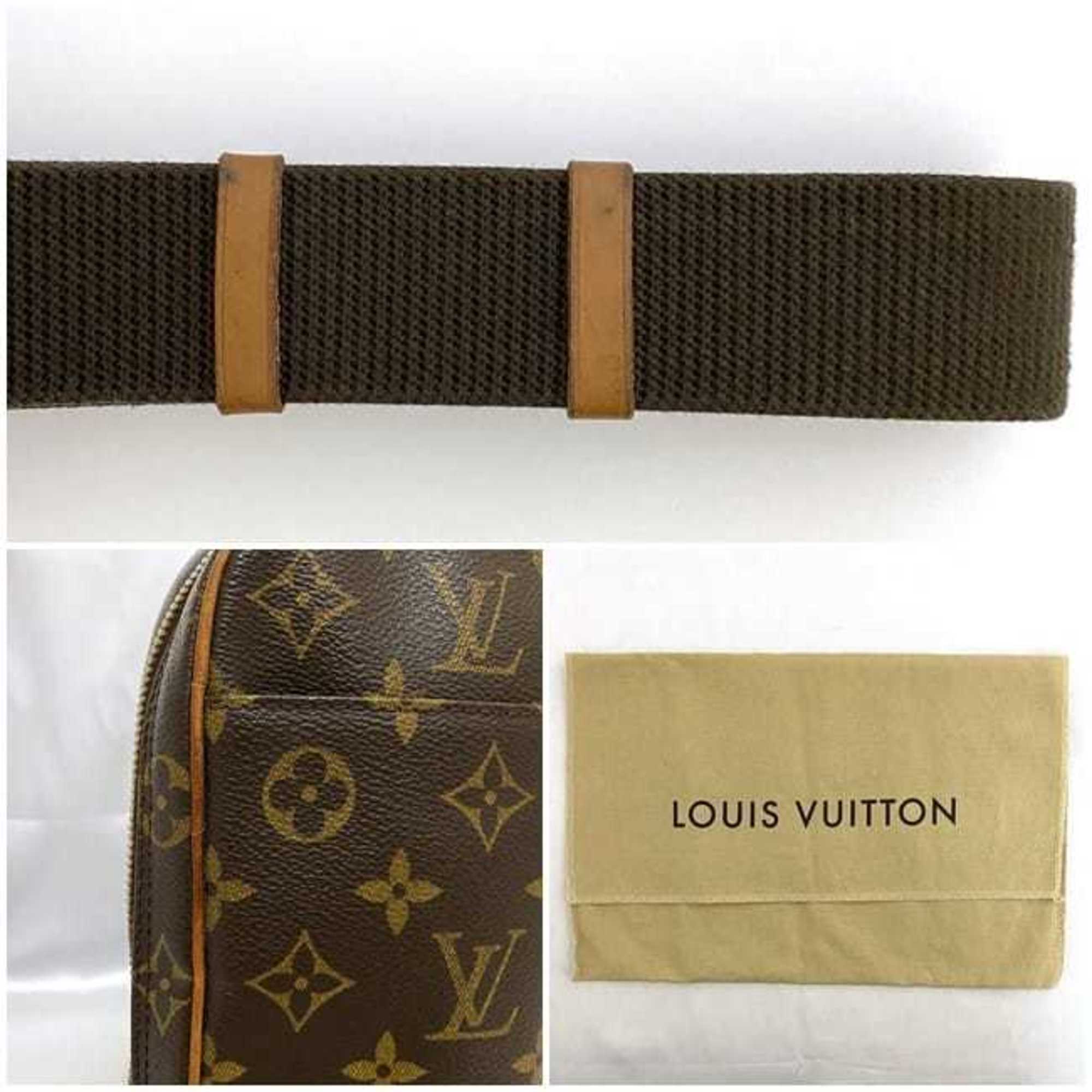 Louis Vuitton Body Bag Pochette Ganjou f-21251 Brown Monogram M51870 Crossbody Canvas CA1013 LOUIS VUITTON Unisex Compact