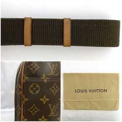 Louis Vuitton Body Bag Pochette Ganjou f-21251 Brown Monogram M51870 Crossbody Canvas CA1013 LOUIS VUITTON Unisex Compact