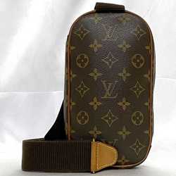 Louis Vuitton Body Bag Pochette Ganjou f-21251 Brown Monogram M51870 Crossbody Canvas CA1013 LOUIS VUITTON Unisex Compact