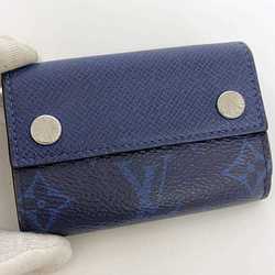 Louis Vuitton Tri-fold Wallet Discovery Compact f-21196 Blue Cobalt Taiga Rama M67620 Leather Monogram Canvas UB1169 LOUIS VUITTON Flap Men's