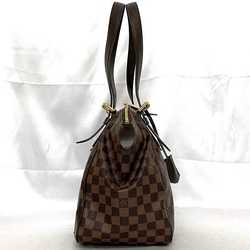 Louis Vuitton Tote Bag Verona MM f-21270 Brown Damier Ebene N41118 Canvas Leather DU2121 LOUIS VUITTON Freestanding Women's