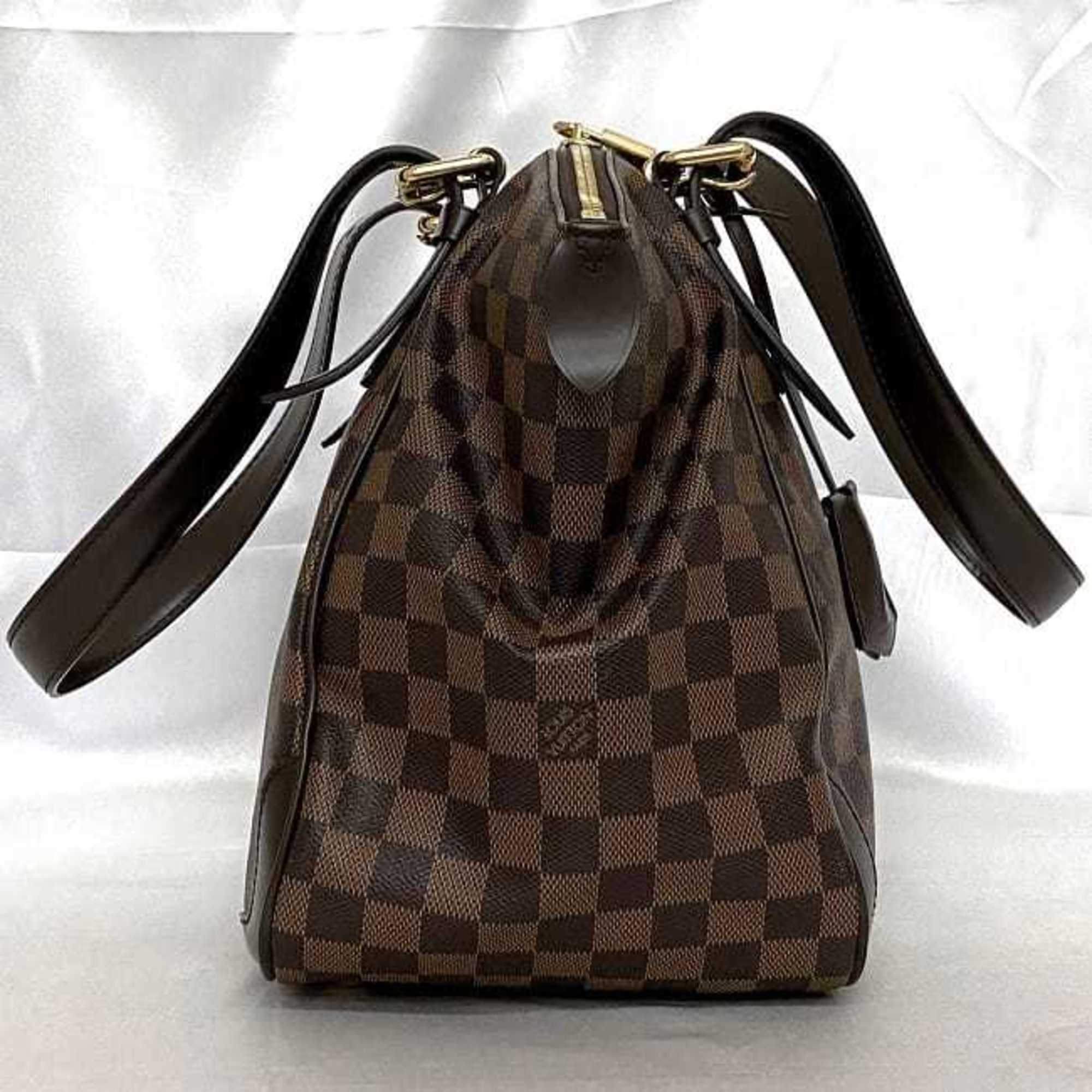 Louis Vuitton Tote Bag Verona MM f-21270 Brown Damier Ebene N41118 Canvas Leather DU2121 LOUIS VUITTON Freestanding Women's