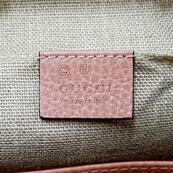 GUCCI Women's Shoulder Bag GG Canvas Beige Pink 449413