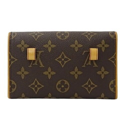 Louis Vuitton LOUIS VUITTON Bag Monogram Women's Body Waist Pouch Pochette Florentine M M51855 Brown