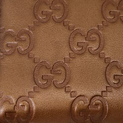 Gucci Guccissima Long Wallet Bronze 233025 Women's Leather Ball Charm GUCCI