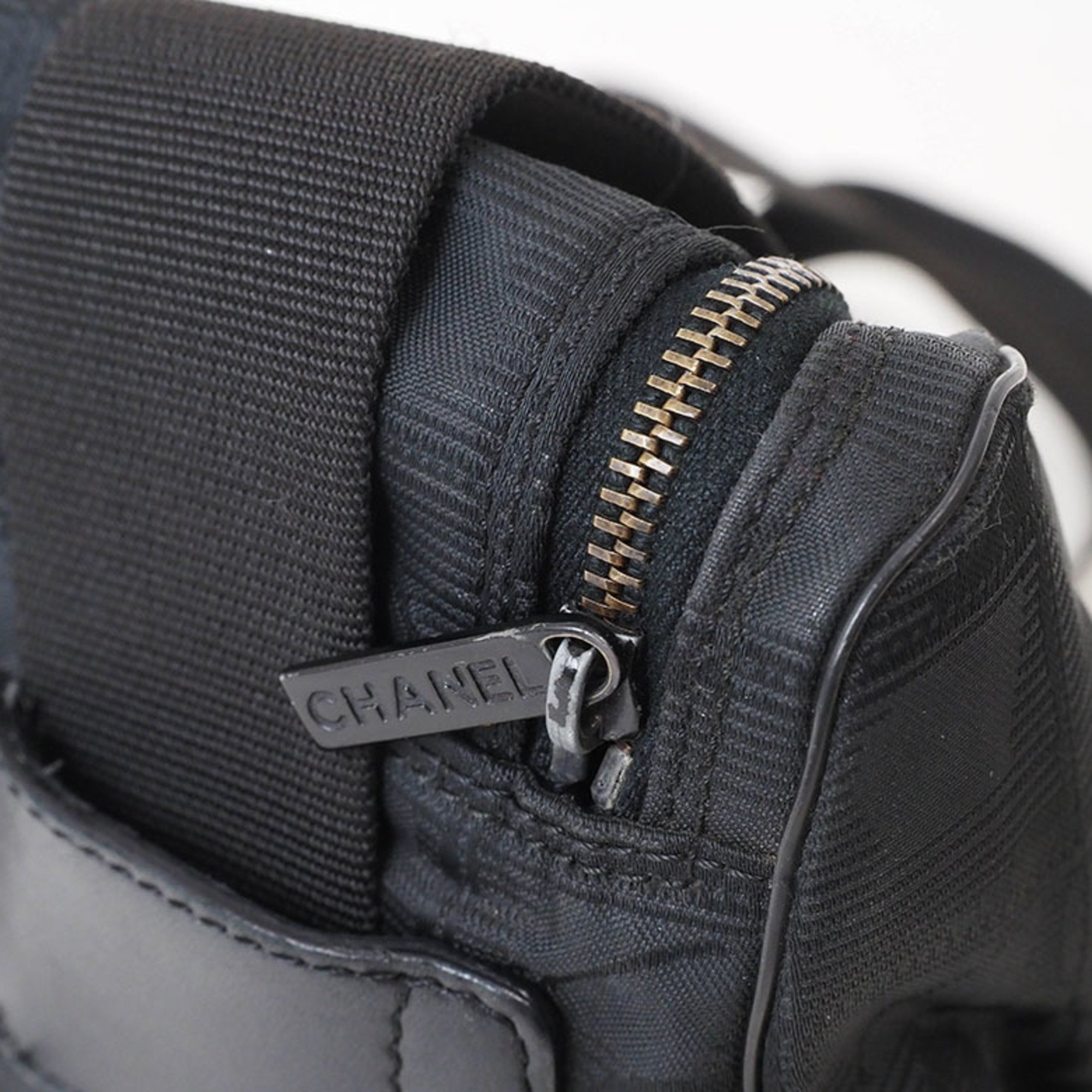 Chanel New Travel Line Backpack Rucksack Black A15958 Women's Nylon Shoulder Bag CHANEL