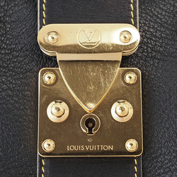 Louis Vuitton Angenieux GM Handbag Black M91804 Women's Suhali Leather Boston Bag LOUIS VUITTON