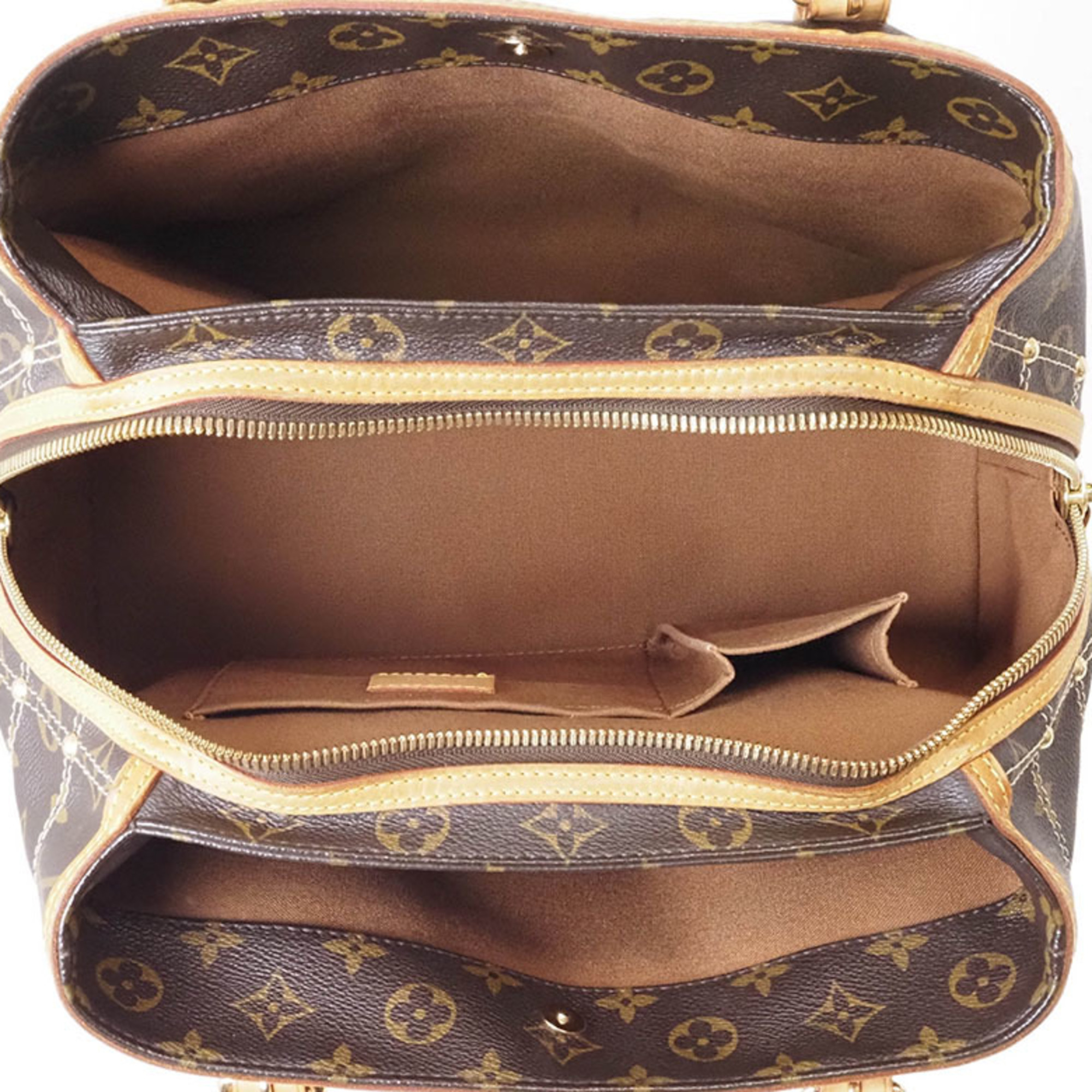 Louis Vuitton Rivet Tote Bag Monogram Canvas M40140 Women's Handbag Stitch LOUIS VUITTON