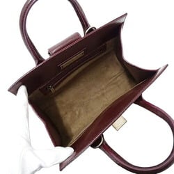 JIMMY CHOO Bags for Women Handbags Shoulder 2way Leather Riley Bordeaux Wine Red