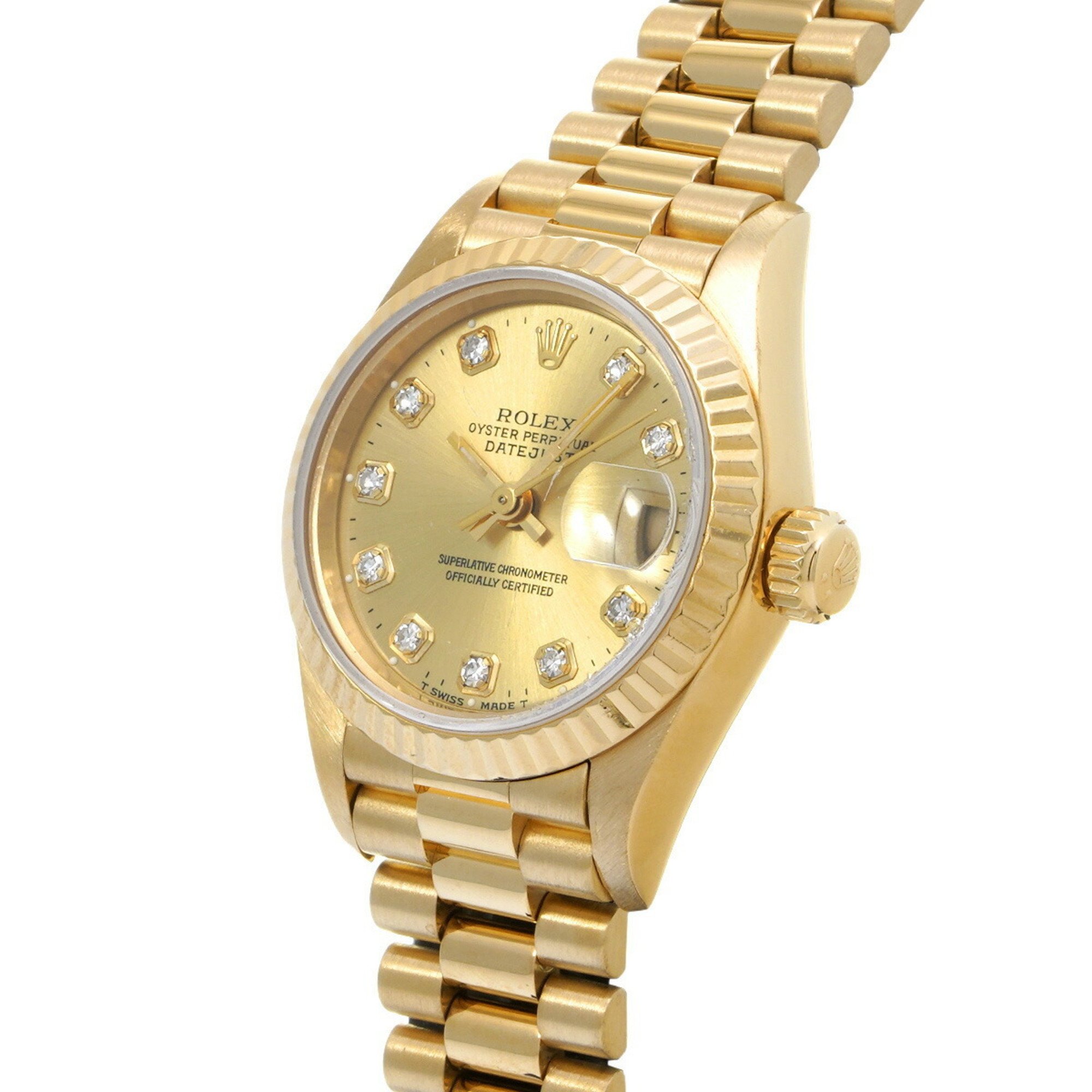 ROLEX Rolex Datejust 10P Diamond 69178G Ladies Watch Automatic